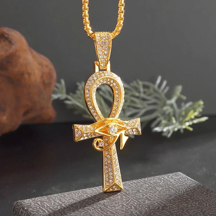 Collier croix ankh