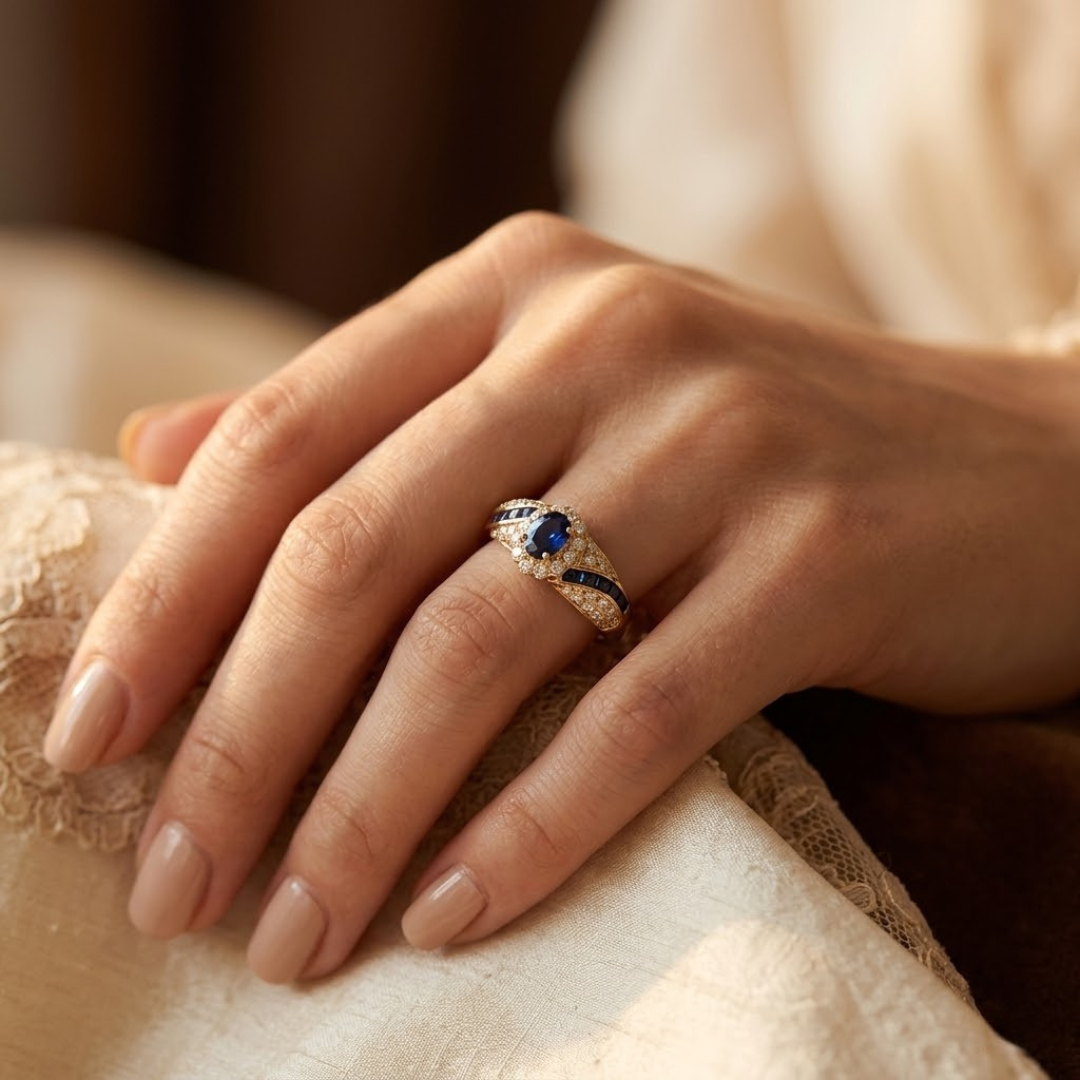 Bague en Or Saphir — Doumira