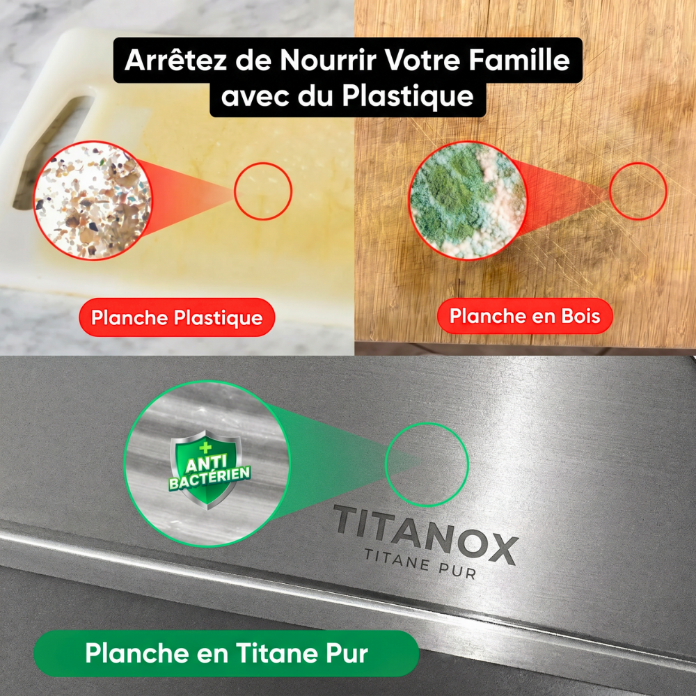Planche de découpe en titane Doumira®