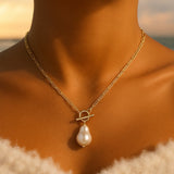 Artemia – Collier avec perle naturelle — Doumira