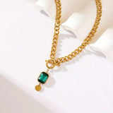 Collier Pendentif Émeraude — Doumira
