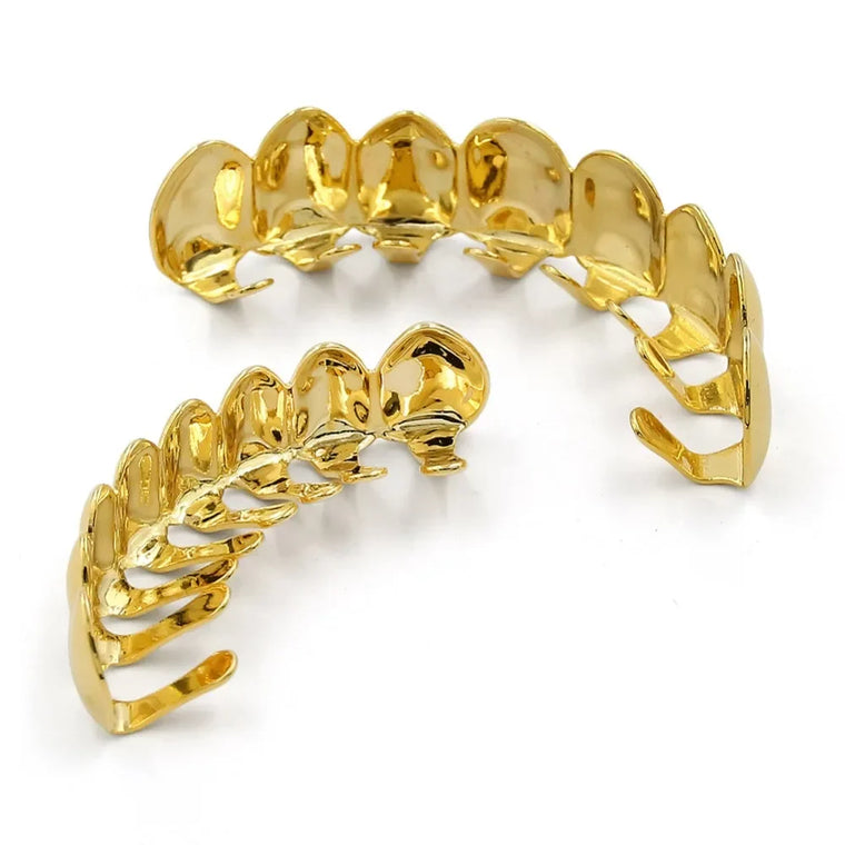 Grillz pavés dorés