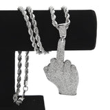 Collier doigt d'honneur — Doumira
