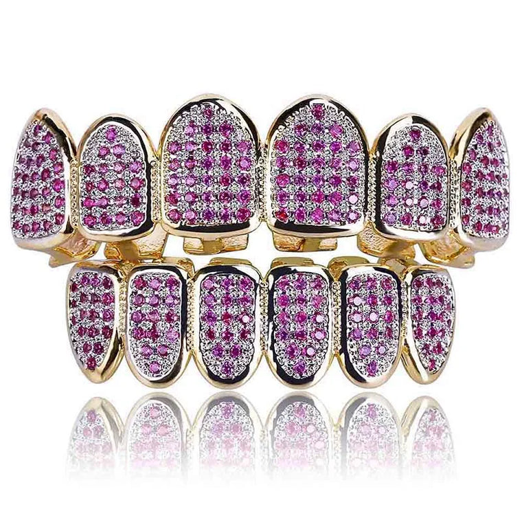 Purple grillz