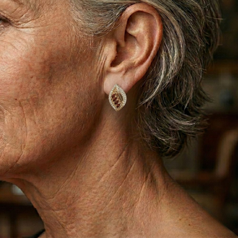 Boucles d'oreilles Isola Rosavere — Doumira