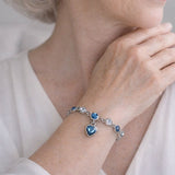 Bracelet Éclat Cœur Océan — Doumira