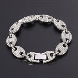 Bracelet graine de café diamant — Doumira