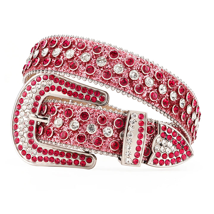 Ceinture strass rose — Doumira