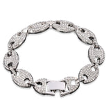 Bracelet graine de café diamant — Doumira