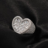 Bague coeur diamant — Doumira