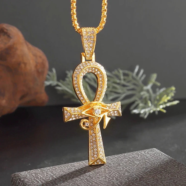 Collier croix ankh