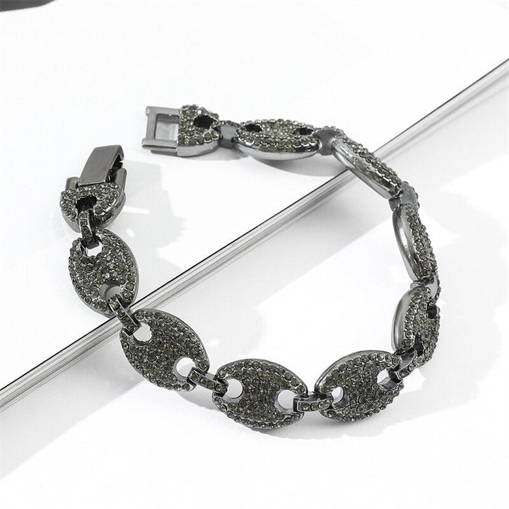 Bracelet graine de café diamant — Doumira
