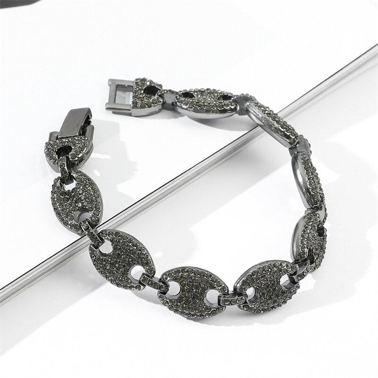 Bracelet graine de café diamant