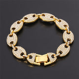 Bracelet graine de café diamant — Doumira