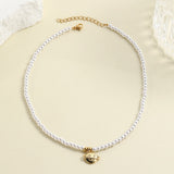 Collier perle planete — Doumira