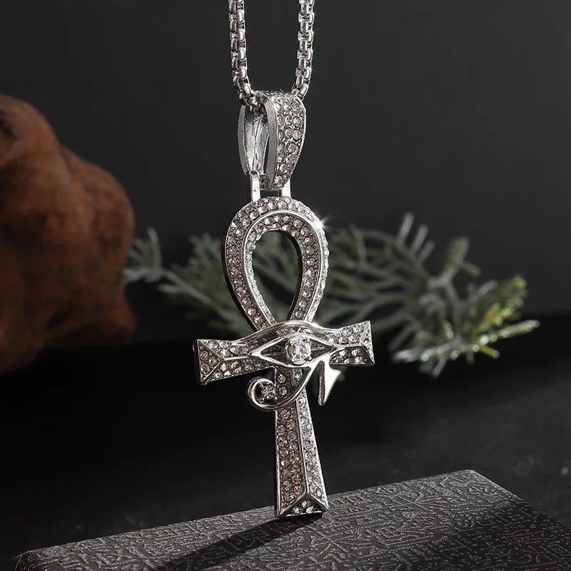 Collier croix ankh — Doumira