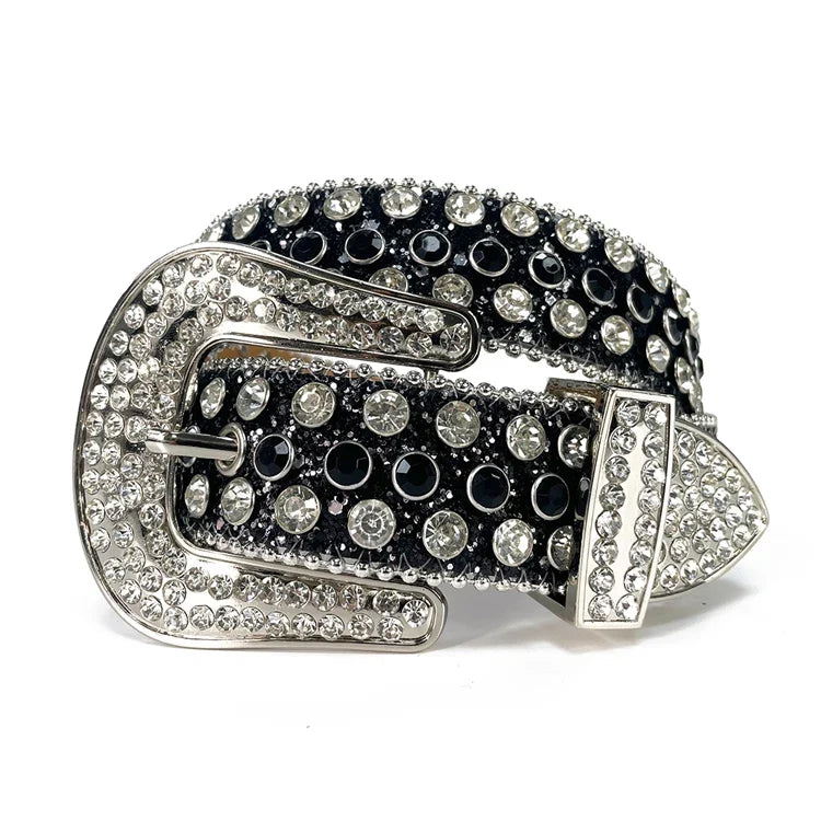 Ceinture boucle strass — Doumira