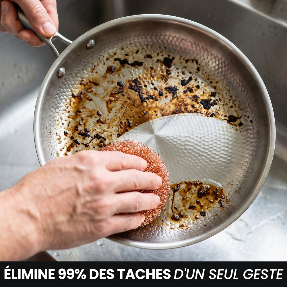 Lot de 2 grattoirs en cuivre Doumira®
