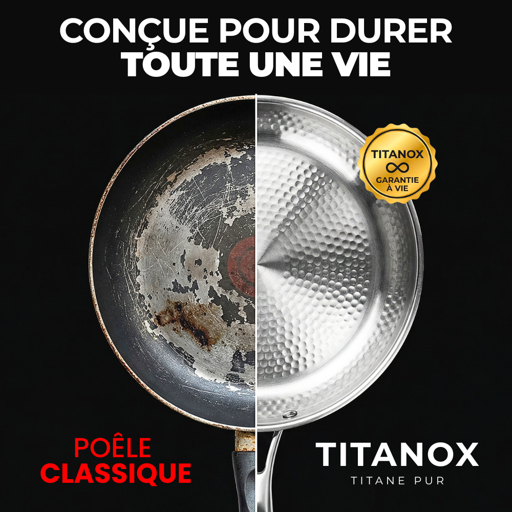 Poêle Doumira® en titane pur