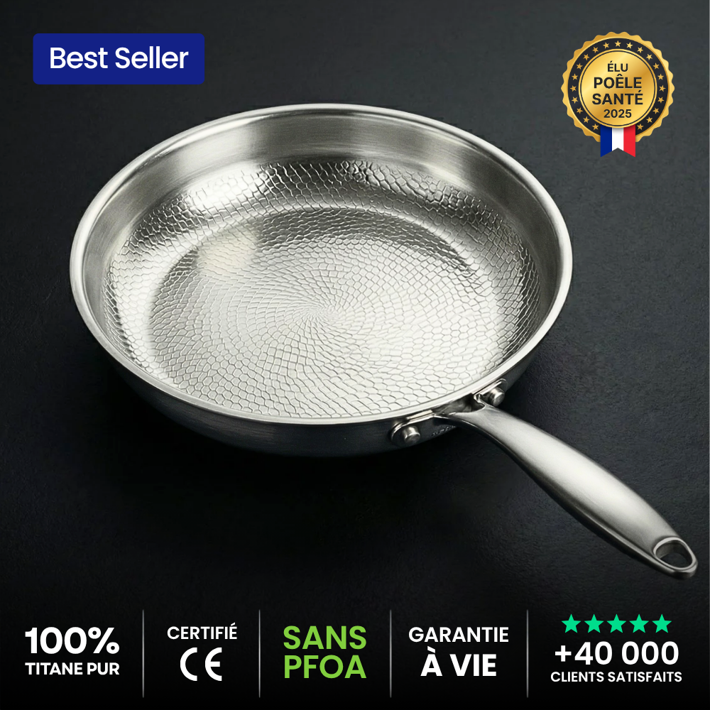 Poêle Doumira® en titane pur