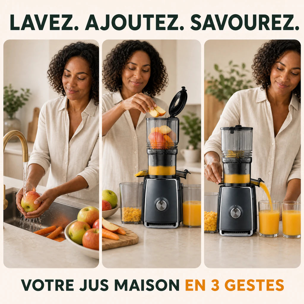 FreshPress™ – Extracteur de jus à presse froide 300 W