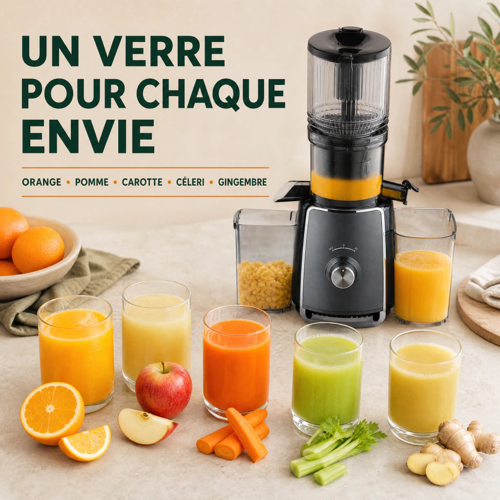 FreshPress™ – Extracteur de jus à presse froide 300 W