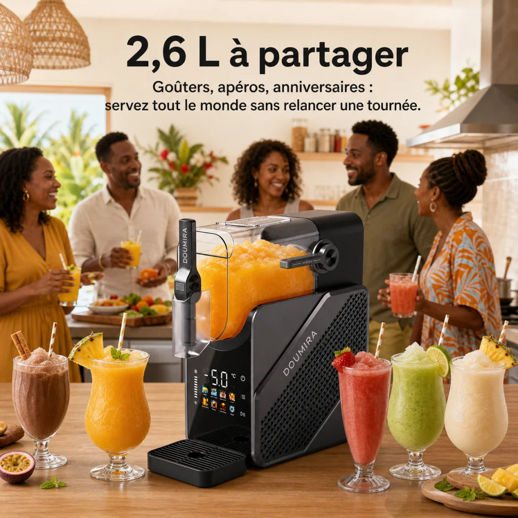 Doumira FrostMix™ – Machine à granités sans glaçons