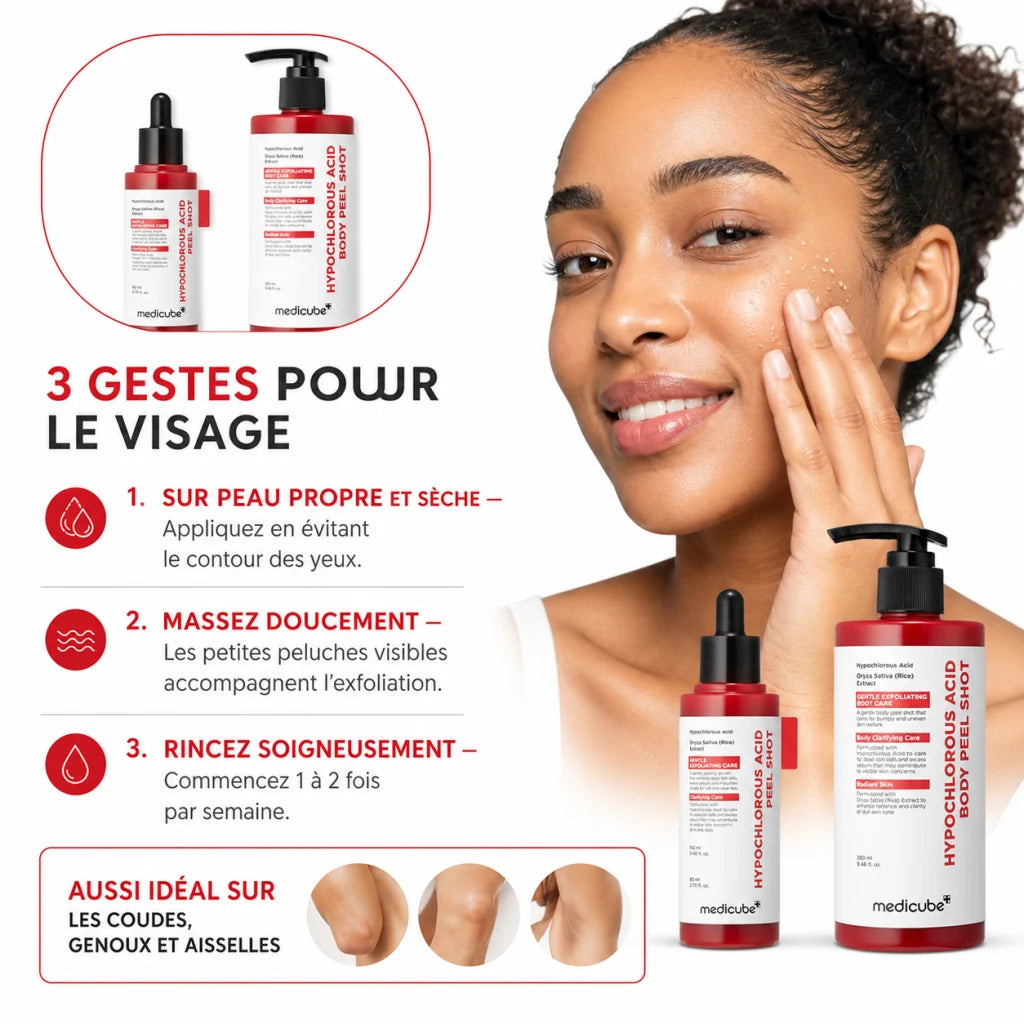 Medicube Rice Peel Shot Duo – Visage & Corps