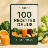 E-book FreshPress avec 100 recettes offert