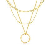 Collier en Or à Trois Rangées Classique — Doumira