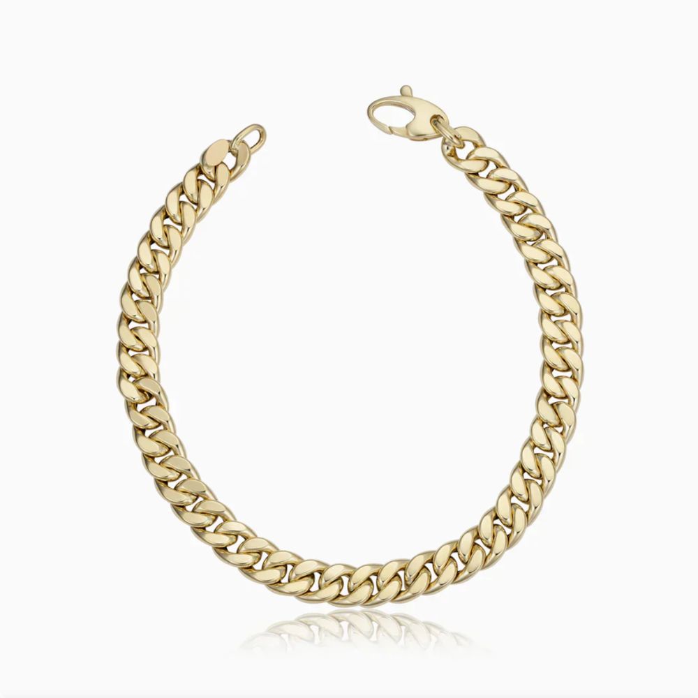 Bracelet en Or Cubain Classique — Doumira