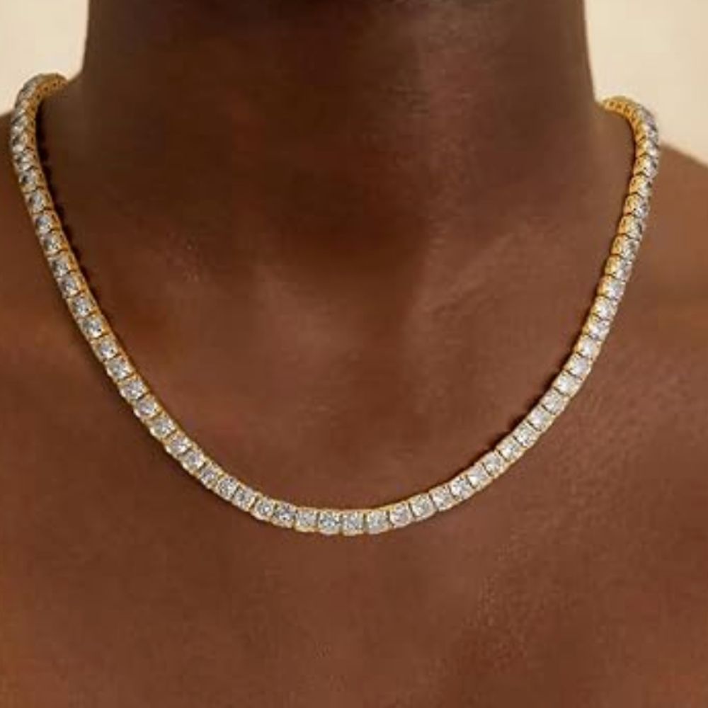 Collier en Or Tennis — Doumira