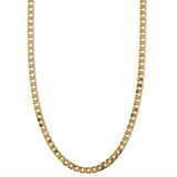 Collier en Chaîne à Maillons Plat — Doumira